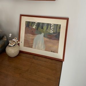 Original framed painting - vintage, signed!
